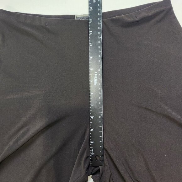 Sympli Wide Leg Palazzo Pant Womens 8 Brown Slinky Pull On Travel Comfort - Picture 6 of 10